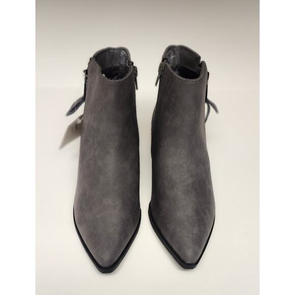 Worthington Brookdale Block Heel Pointed-toe Textured Ankle Boots Size 6.5M - Picture 3 of 12